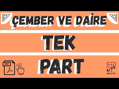 Tek Videoda Çember ve Dairede Alanı Hallet +PDF