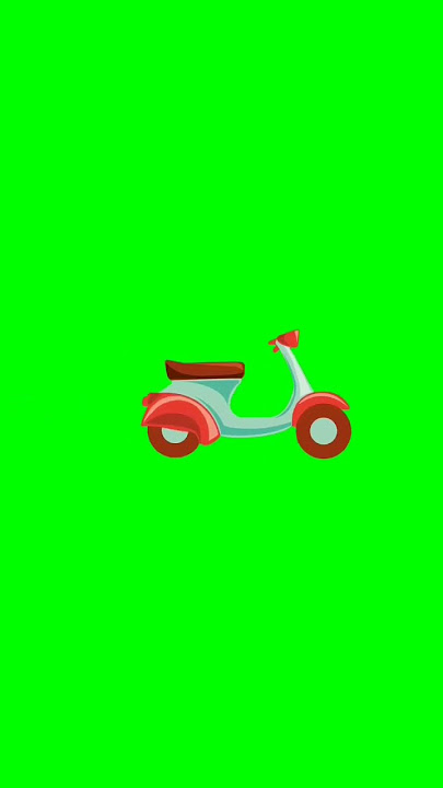 Green screen Vespa jalan #greenscreen