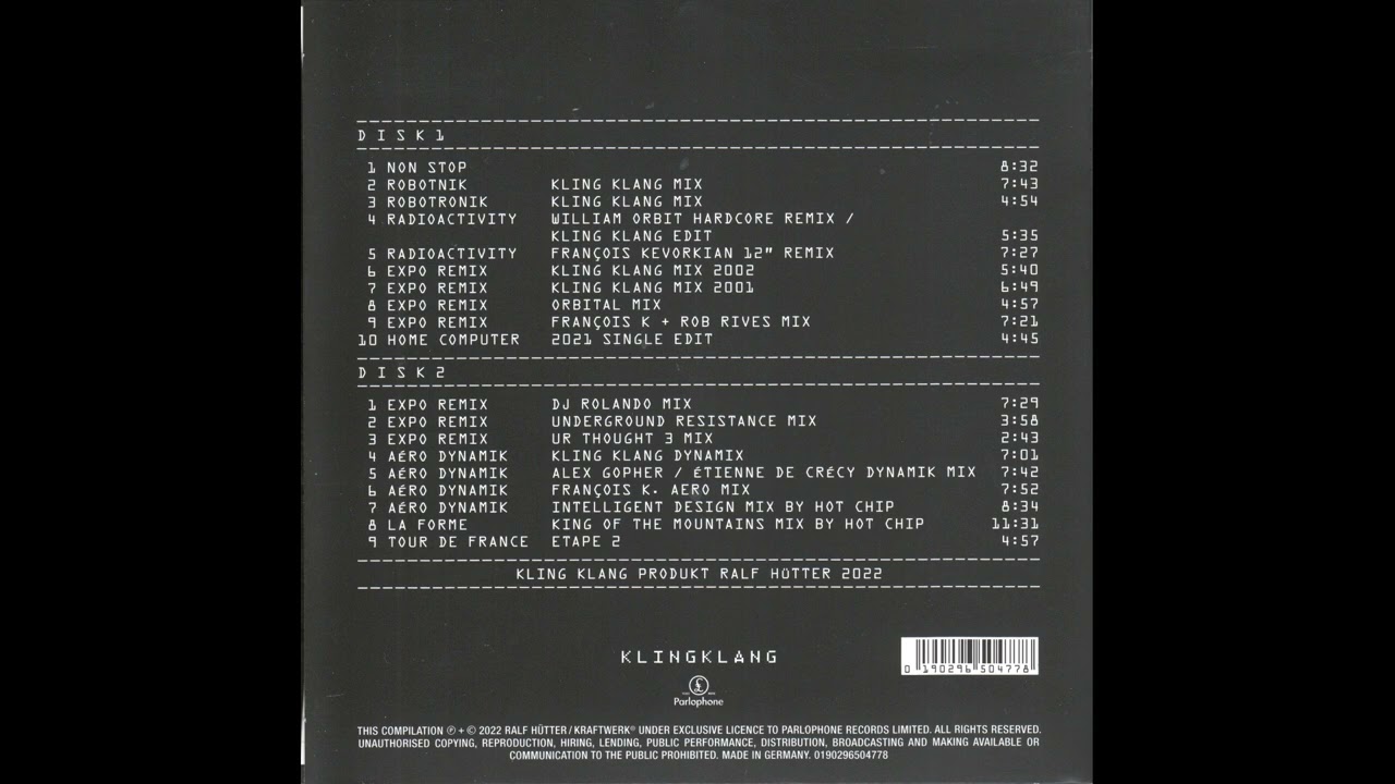 Kraftwerk Remixes 3disc レコード Kraftwerk: Remixes (3LP) – Rhino