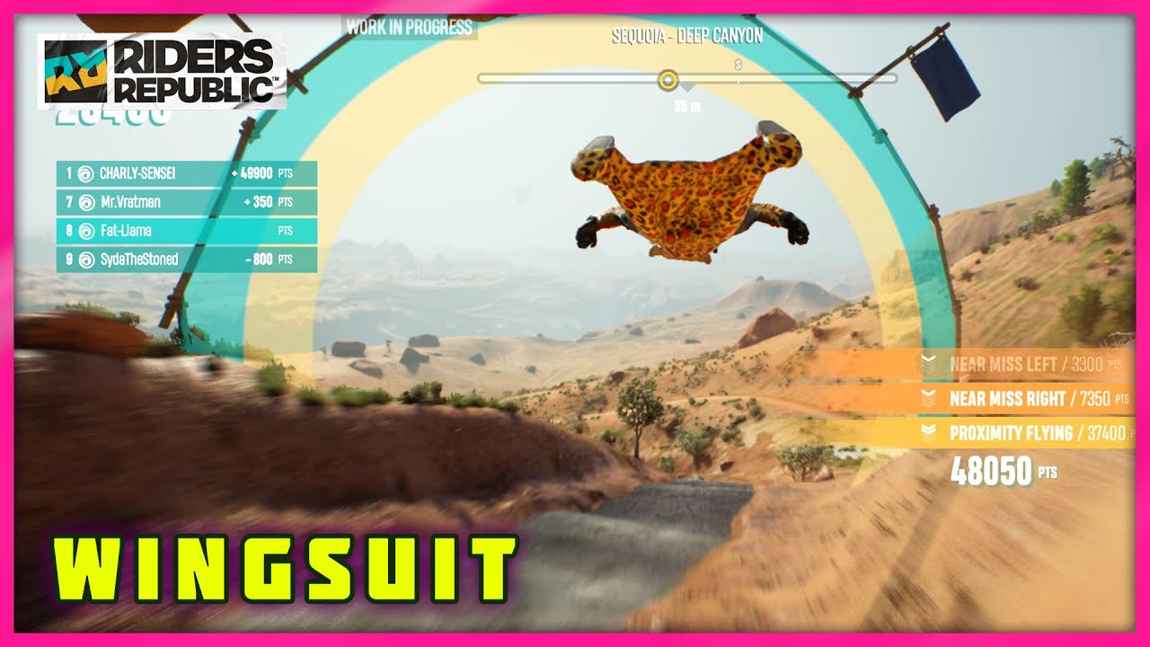 Riders Republic Wingsuit Gameplay Open Beta YouTube