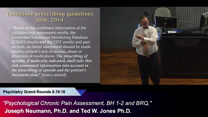 Psychological Chronic Pain Assessment," Joseph Neu...