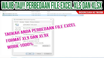 TAUKAH ANDA PERBEDAAN FILE EXCEL FORMAT XLS DAN XLSX