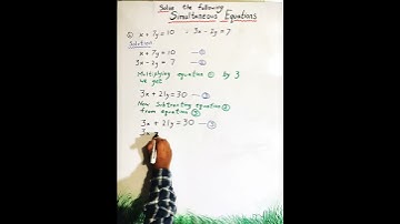 Simultaneous Equations | Q2 #maths #education #study #shorts #short