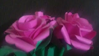 How to make paper flower | Diy paper rose | paper flower | paper rose