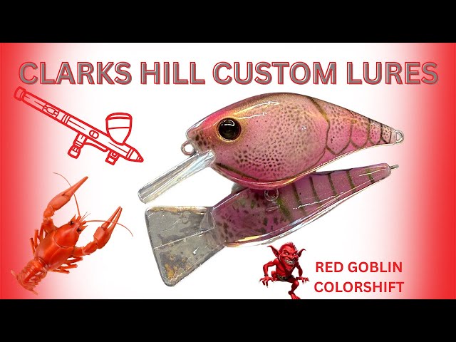 Lure Painting Craw Basics, Red Goblin Colorshift - YouTube