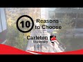 Top 10 reasons to study at carleton university