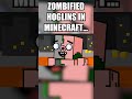 Zombified Hoglins in Minecraft #minecraft #shorts