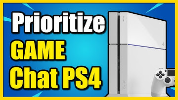 How to Prioritize Game Voice Chat on PS4 Console (Party Audio Settings)