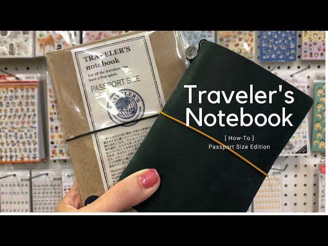 Midori Traveler's Notebook Passport Size Inserts- How To Make Your