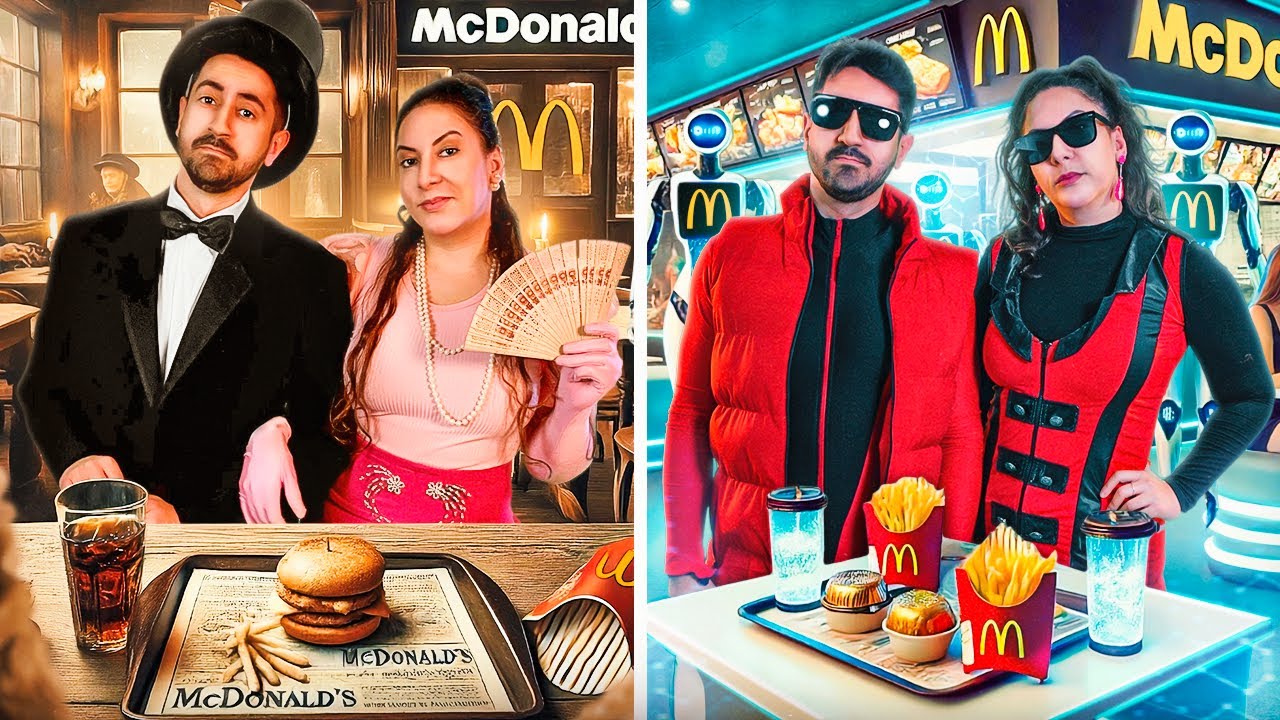 Viajamos para o PASSADO vs PRESENTE vs FUTURO!