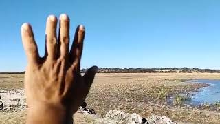 Parece un desierto, pero no, es la presa Allende en Guanajuato./parte 6