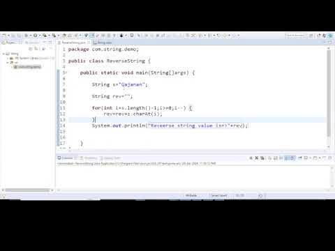 Reverse String Java - YouTube
