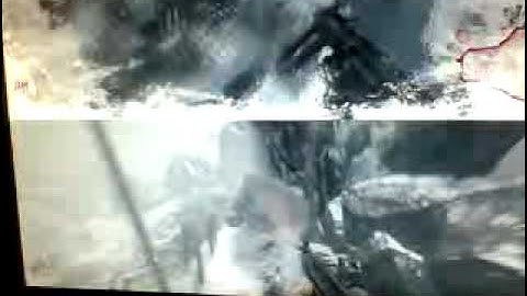 black ops zombies call of the dead split screen killed george in 6 rounds !!!