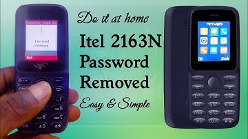 How to remove Password on Itel 2163N | Latest and easy