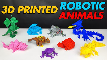Coolest 3D Printed Flexi Robotic Animals