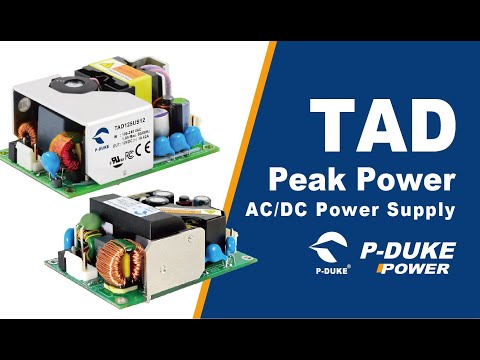 P-DUKE AC/DC Power Supply with Peak Power【TAD30W-125W】 - video from P-DUKE