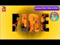 🔥 🔥 Animated FIRE Presentation 🔥 EASY PowerPoint Tutorial