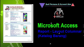 Microsoft Access #11 | Report Layout Columnar | Cara Membuat Laporan Berupa Kolom di Access