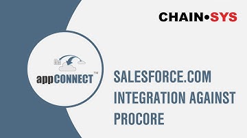 Salesforce.com to Procore Cloud Integration - Chain-Sys