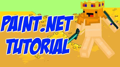 How I Make My Minecraft Thumbnails Tutorial (Paint.Net)
