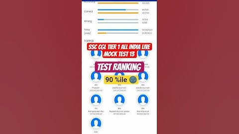 SSC CGL TIER 1 2025 New Pattern- All India Live Mock Test 13#ssc#ssccgl#gaganpratapmaths#testranking