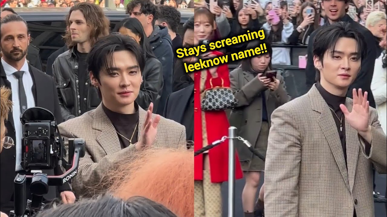 StrayKids Leeknow Greeting Stays At 