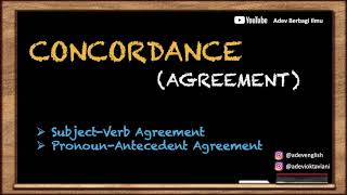 Siap Tes TOEFL, STAN, SIMAK UI - Grammar Concordance (SUBJECT-VERB &amp; PRONOUN-ANTECEDENT Agreement)