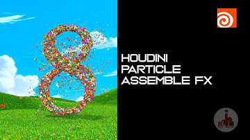 PROMO: PARTICLE ASSEMBLE FX| #houdini, #vfx, #simulation #render