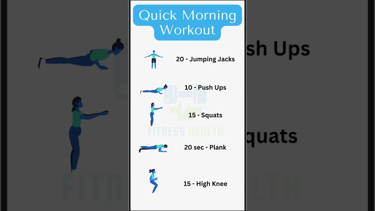 Quick Morning Workout To Get In Shape Subah Ki Simple Exercise 