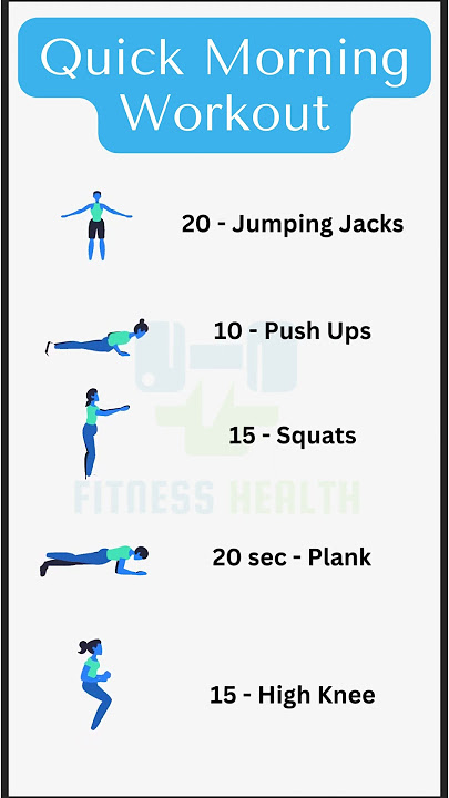 Quick Morning Workout to Get in Shape || Subah ki Simple Exercise 🏋️‍♀️💪