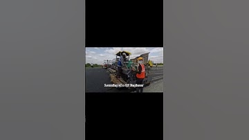 Dense Bitumen Macadam laying || DBM Laying work