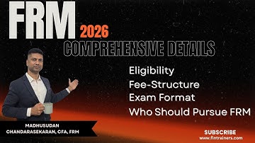 FRM 2026 | Comprehensive Details | Eligibility, Fees, Exam Format