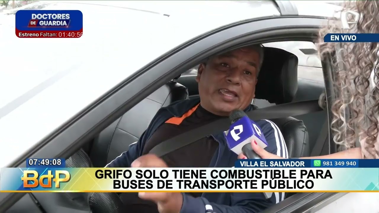 BDP | Vivo: VES grifo solo tiene combustible para buses de transporte público