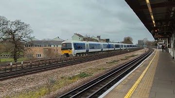 CHILTERN RAILWAY Double: Two Trains Passing at Northwick Park Station