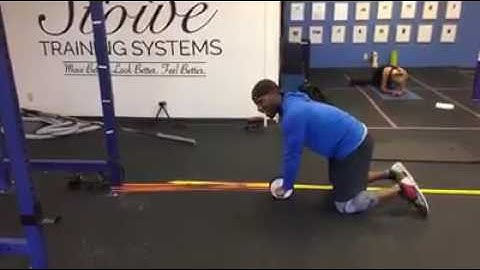 Band Resisted Ab-Wheel Roll Outs | NeduFitness | Online Personal Trainer