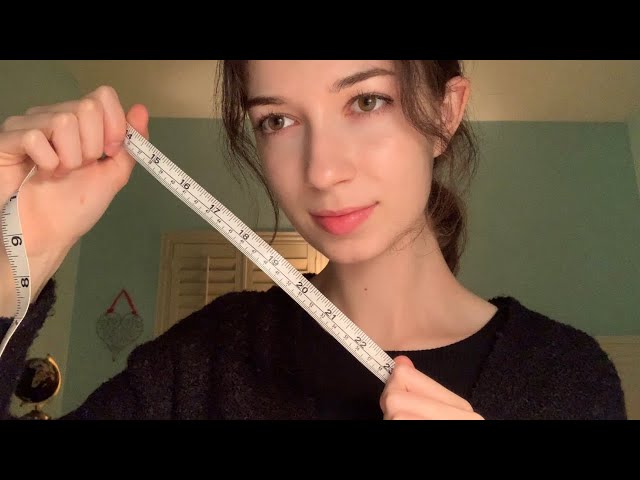 ASMR Measuring your face | soft spoken, personal attention, roleplay [lofi] class=
