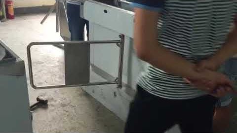 Bridge type Swing Turnstile test video