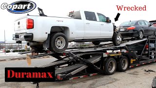 Rebuilding a Wrecked 2015 Silverado Duramax Part 1