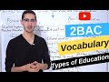 Formal nonformal and informal education  vocabulary 2bac