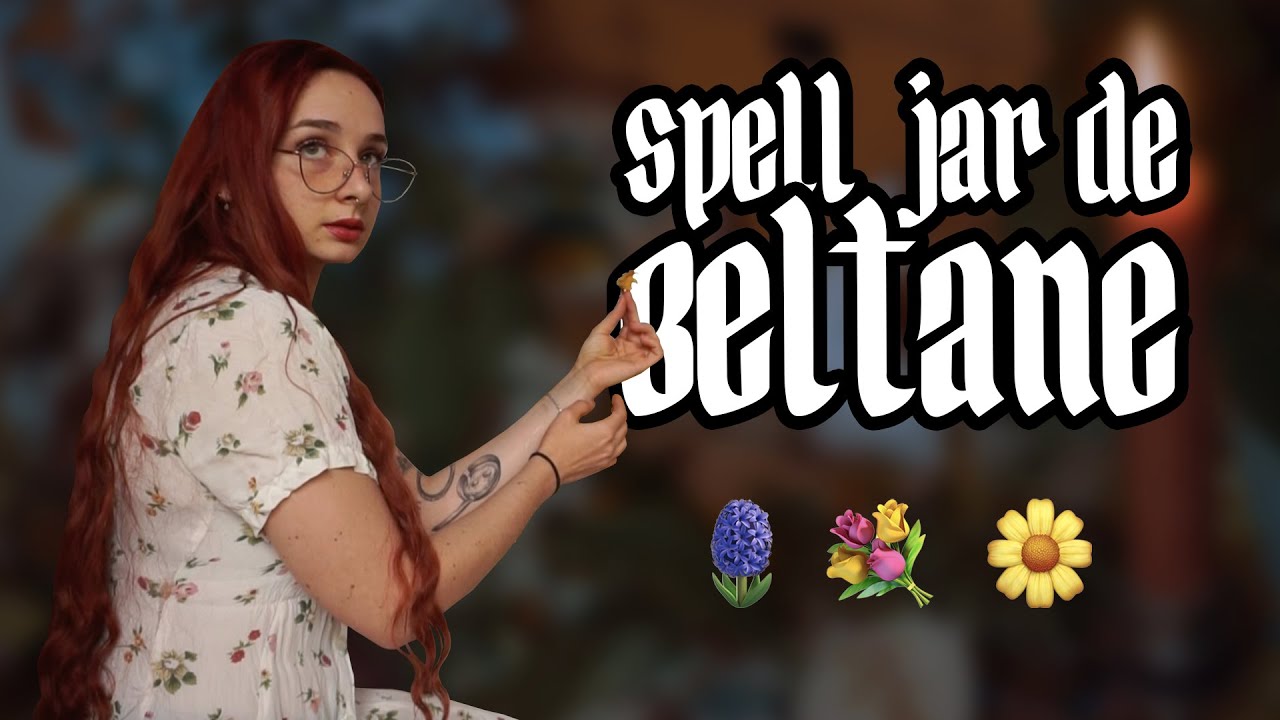 Création d'une spell jar de Beltane 🫙🌷✨ (vitalité, créativité, passion)