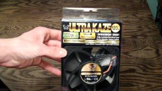 Scythe Ultra Kaze 3000 Rpm 120Mm Fan Unboxing And Sound Test