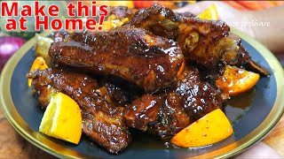 Yummy! Pork Ribs - Oranges❗is So Delicious & TENDER 💯✅ Tastiest ive ever eaten!