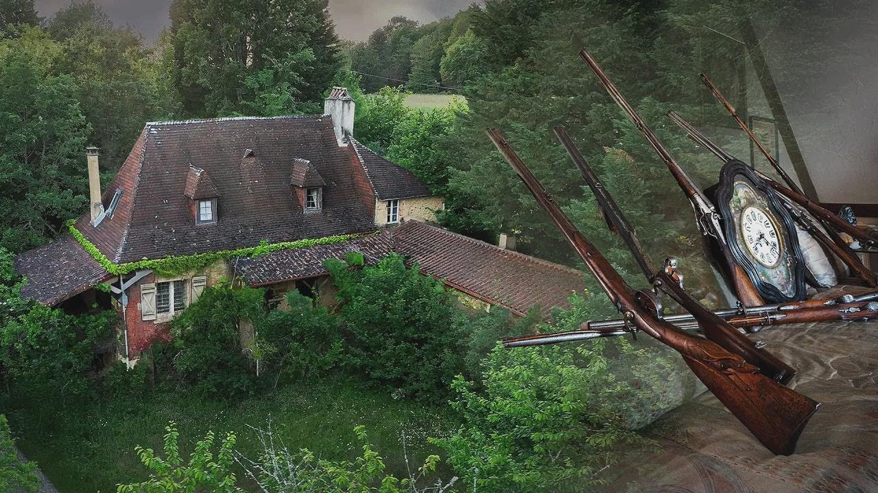 Maison abandonnée d’un gendarme : un trésor d’armes historiques découvert