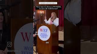 Top Female Leadership Speaker Gaby Natale Honored by the Women Economic Forum at the Harvard Club