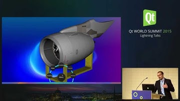 QtWS15- Lightning Talk, Qt 3D CAD demo, Paul Lemire, KDAB
