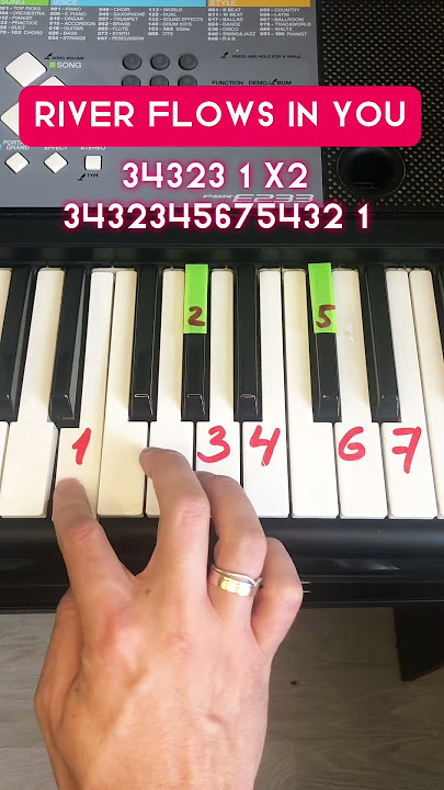 River Flows In You! Piano tutorial! #piano #pianotutorial #pianolessons