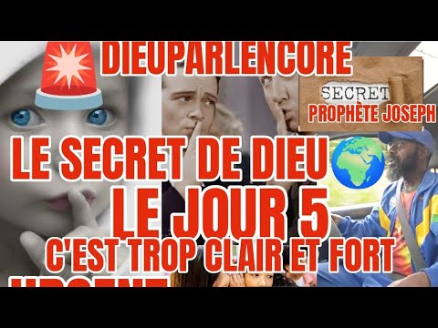 CONFÉRENCE INTERNATIONALE LA CLÉ DU SECRET DE DIEU RÉVÉLÉ AU 5EME JOUR MALHEUR ET JOIE ÉTERNELLE