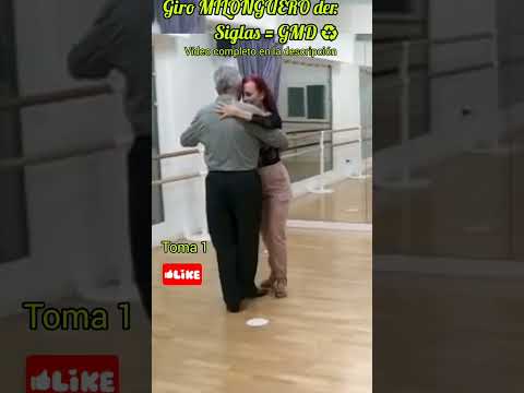 #tango😍GIRO MILONGUERO DERECHA♻️#shortsvideo #reels #lesson #tangoargentino