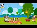 Emergency! Garden is on Fire | Elephant's BBQ Party | Elephant Family | BabyBus
