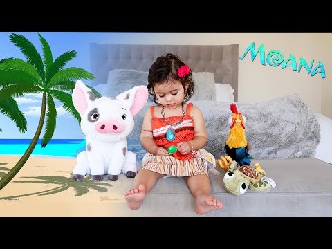 ELLE TRANSFORMS INTO MOANA!!! (THE CUTEST VIDEO EVER)